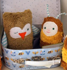 Hummel Paul und Eule Sam